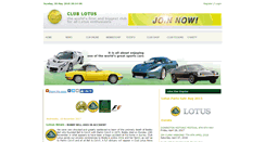 Desktop Screenshot of clublotus.co.uk